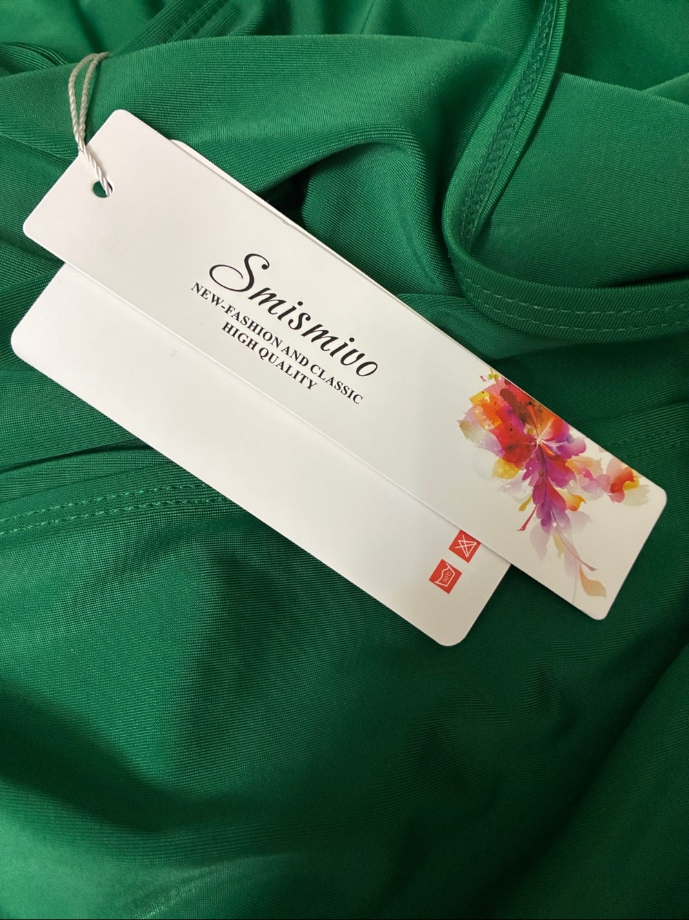 Sculpting Forest Green Ruched One-Piece Swimsuit. - Picture 6 of 8